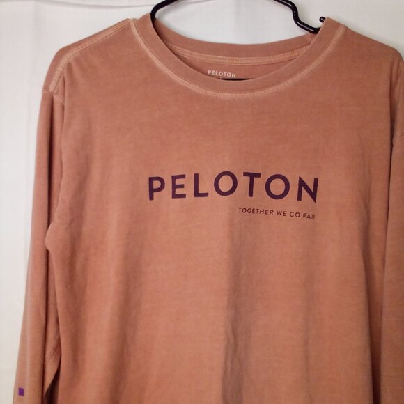 Peloton Shirt Women M Long Sleeve Pink - Picture 4 of 16